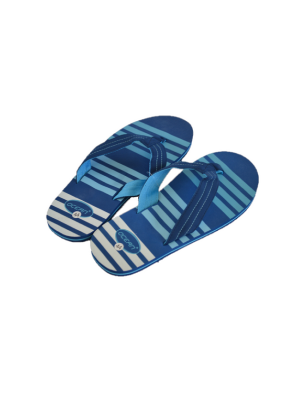 badslipper blauw man