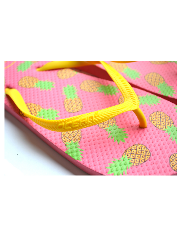 teenslippers dames zomer badslippers ananas roze geel