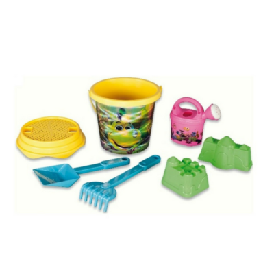 strandspeelgoed emmerset beach toys 7delig geel