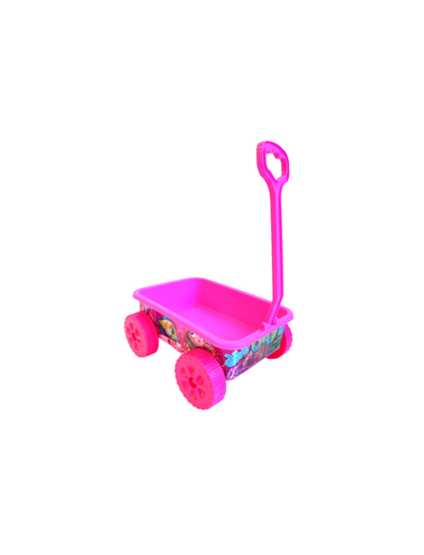 strandspeelgoed wagentje beach toys 6delig roze beach