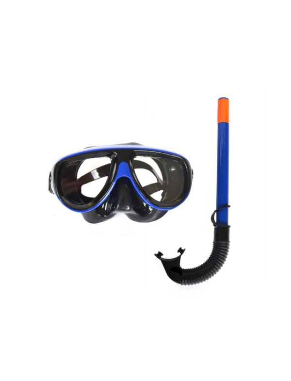 snorkel blauw zwart