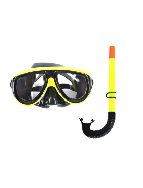 snorkel geel zwart