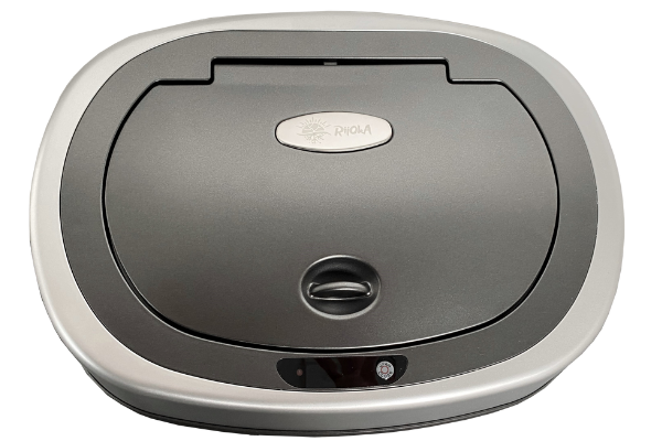 Homra LUX Mülleimer mit Sensor - Automatischer Soft-Close-Deckel - 50 L -  Hochwertiger Edelstahl 