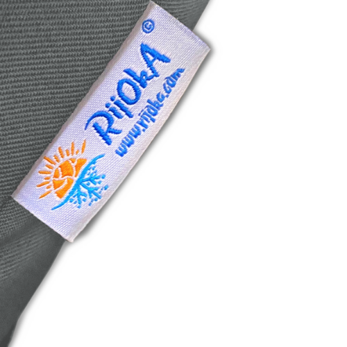 Rijoka Hängesessel Doppelt Eggy Twisted Hängestuhl - Schwarz Rattan- 2 Personen – Bild 6