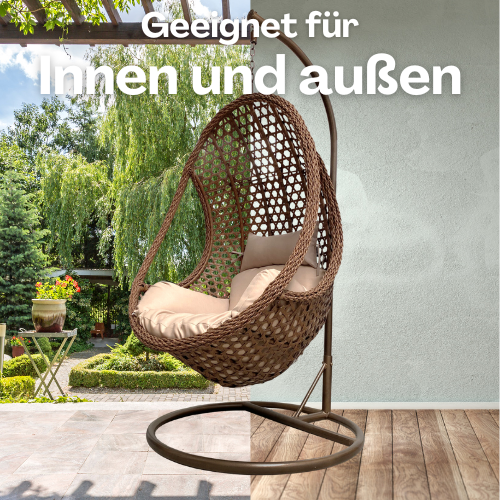 Rijoka Hängesessel Ragna Rope – Hängestuhl Luxus Rattan | Eigenes Design – Bild 7
