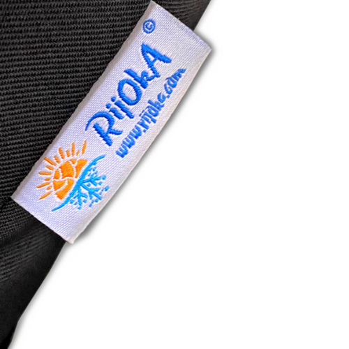 Rijoka Hängesessel Korb Eggy Twisted - Hängestuhl Schwarz – Bild 6