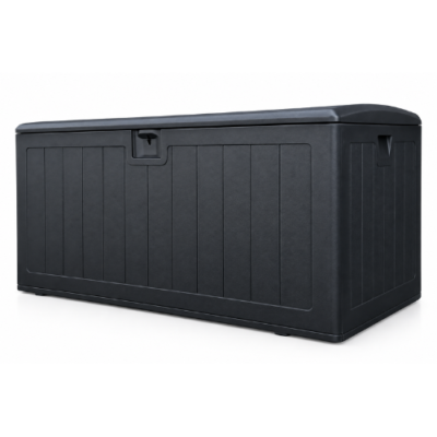 Rijoka Aufbewahrungsbox – Gartenbox – 400L – 128 x 65 x 64 cm – Anthrazit